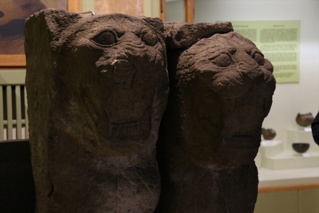 2 bin 800 yıllık "Çift Aslan" heykeli Niğde Müzesi'nde sergilenecek